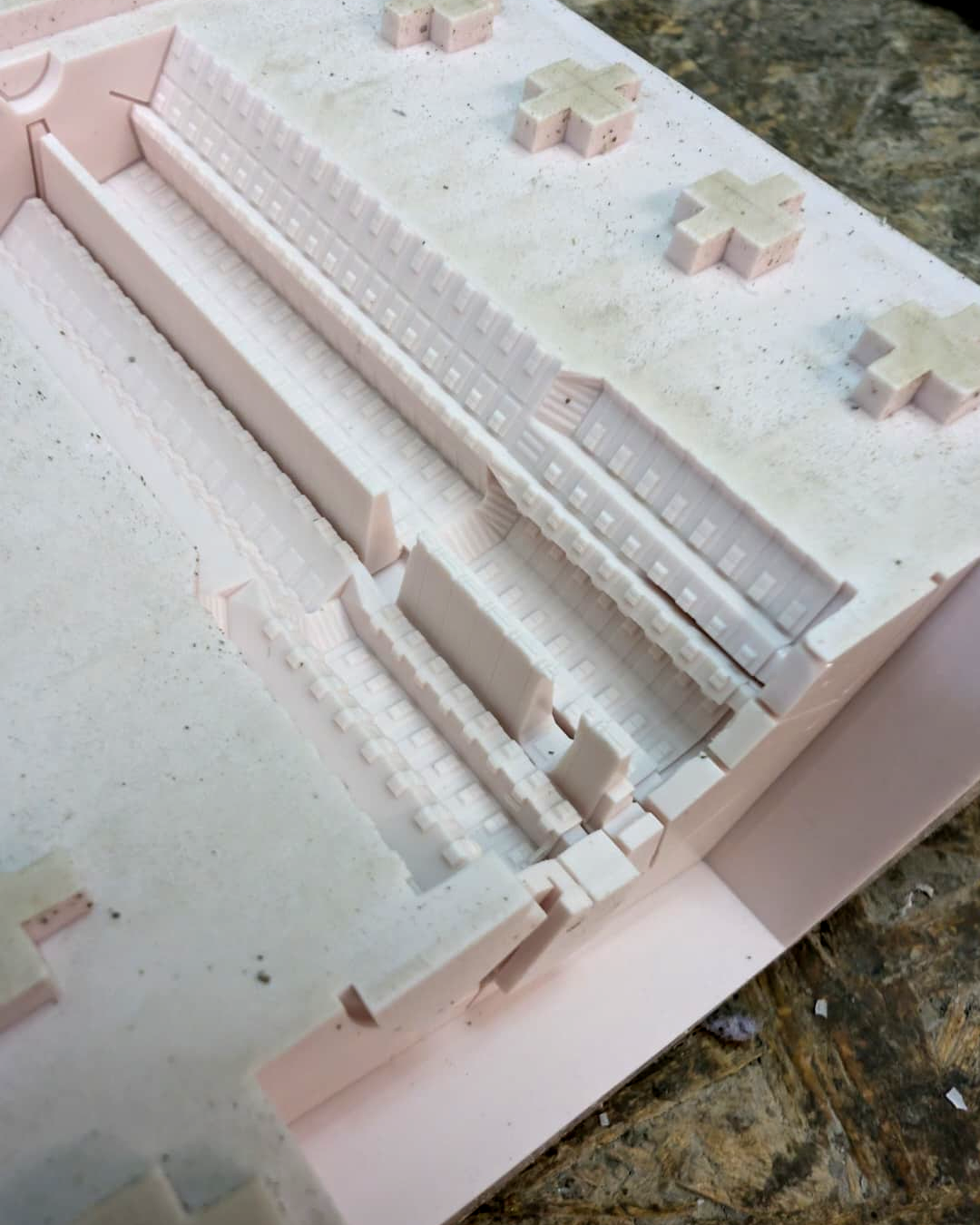 Derwent Tower, Dunston – Miniature Concrete Model