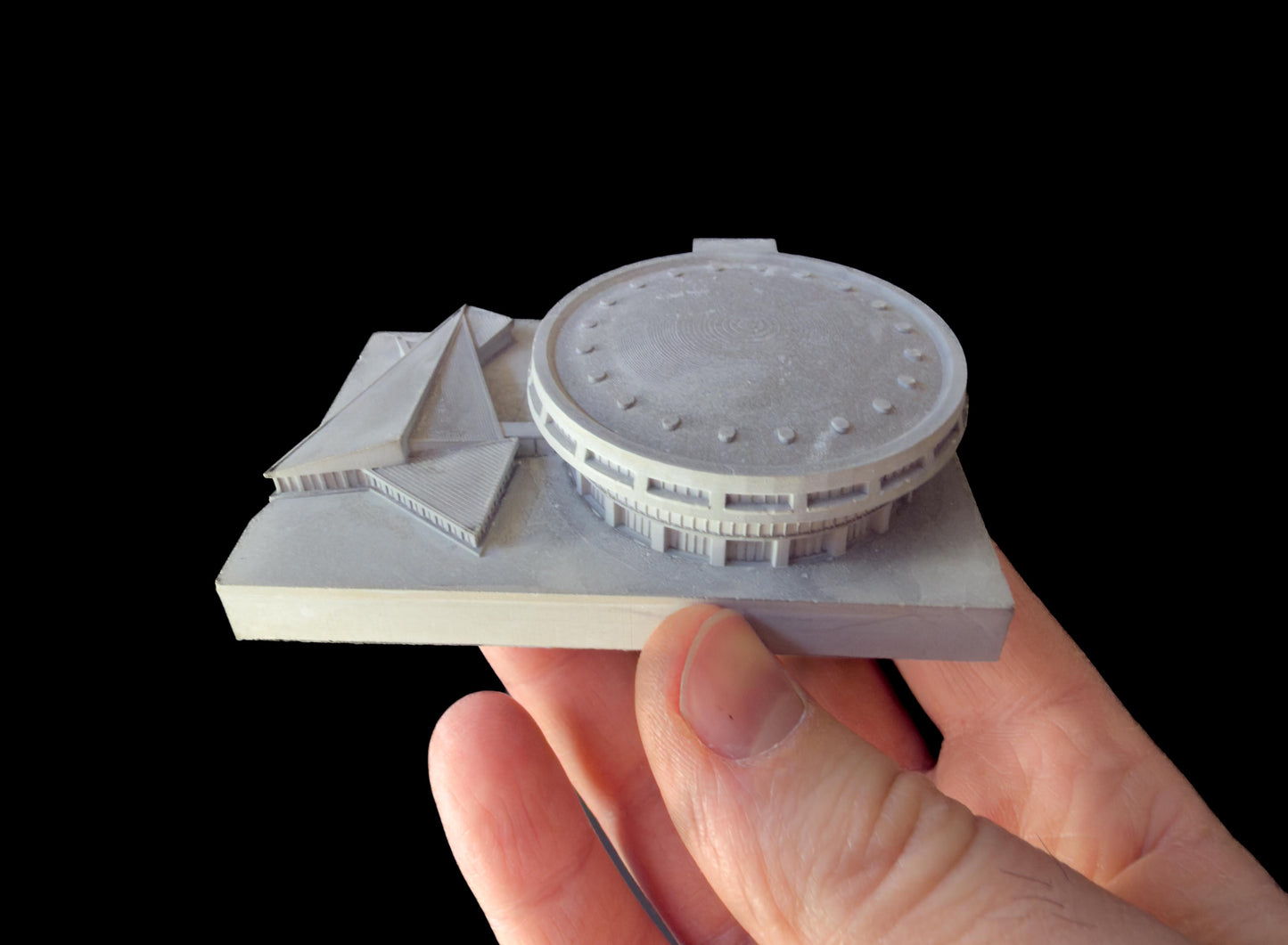 Fawley Control Centre – Miniature Concrete Model