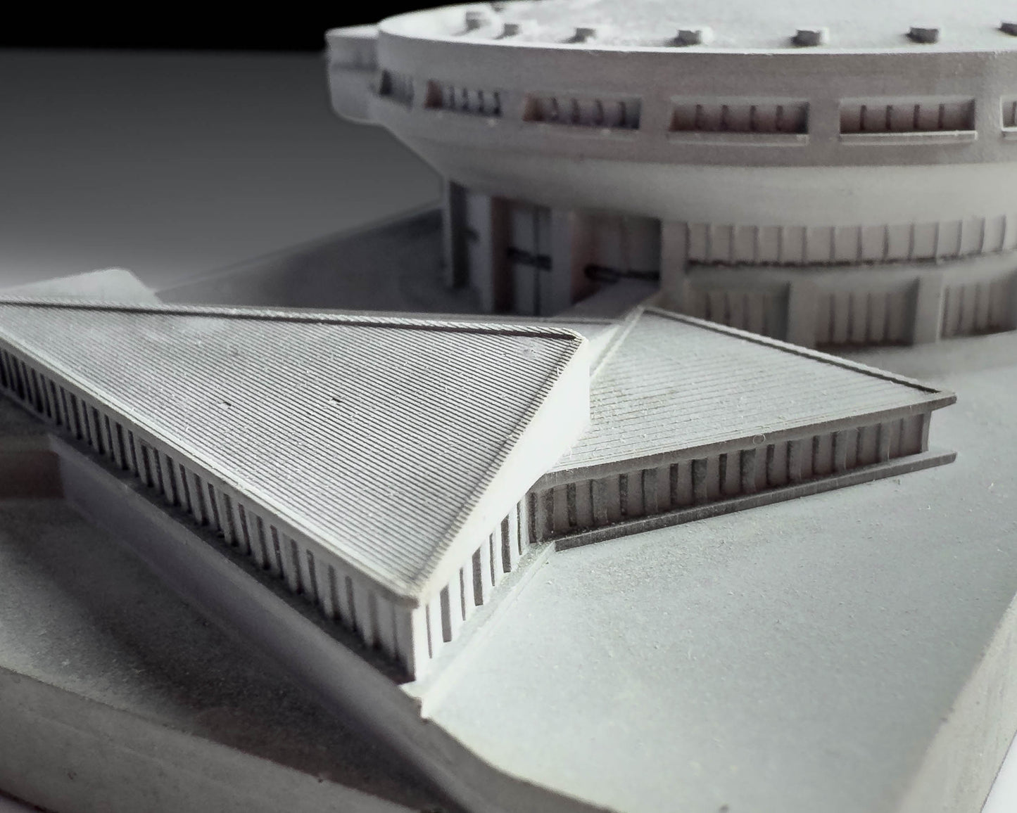 Fawley Control Centre – Miniature Concrete Model
