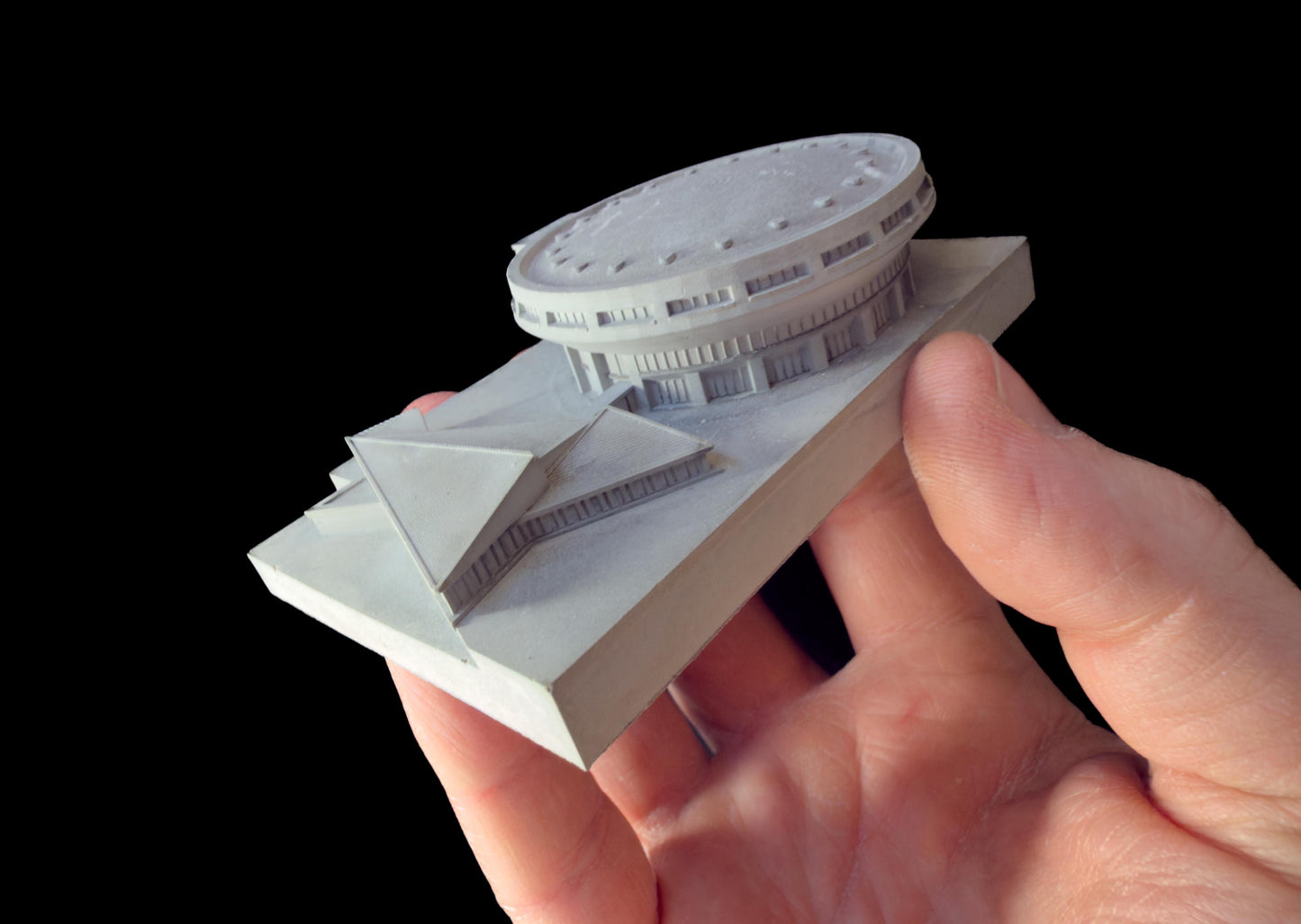 Fawley Control Centre – Miniature Concrete Model