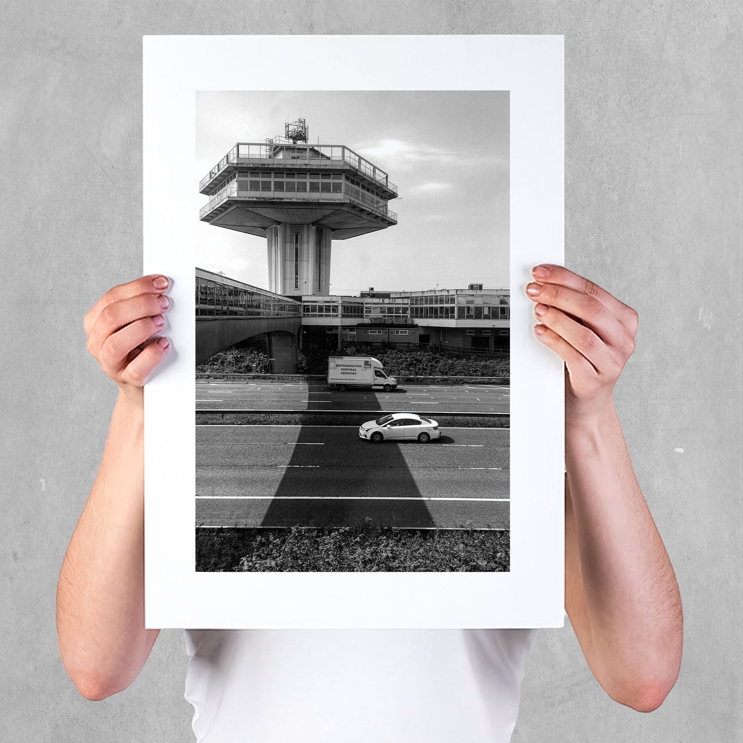 PRINT: Forton Services - M6 View