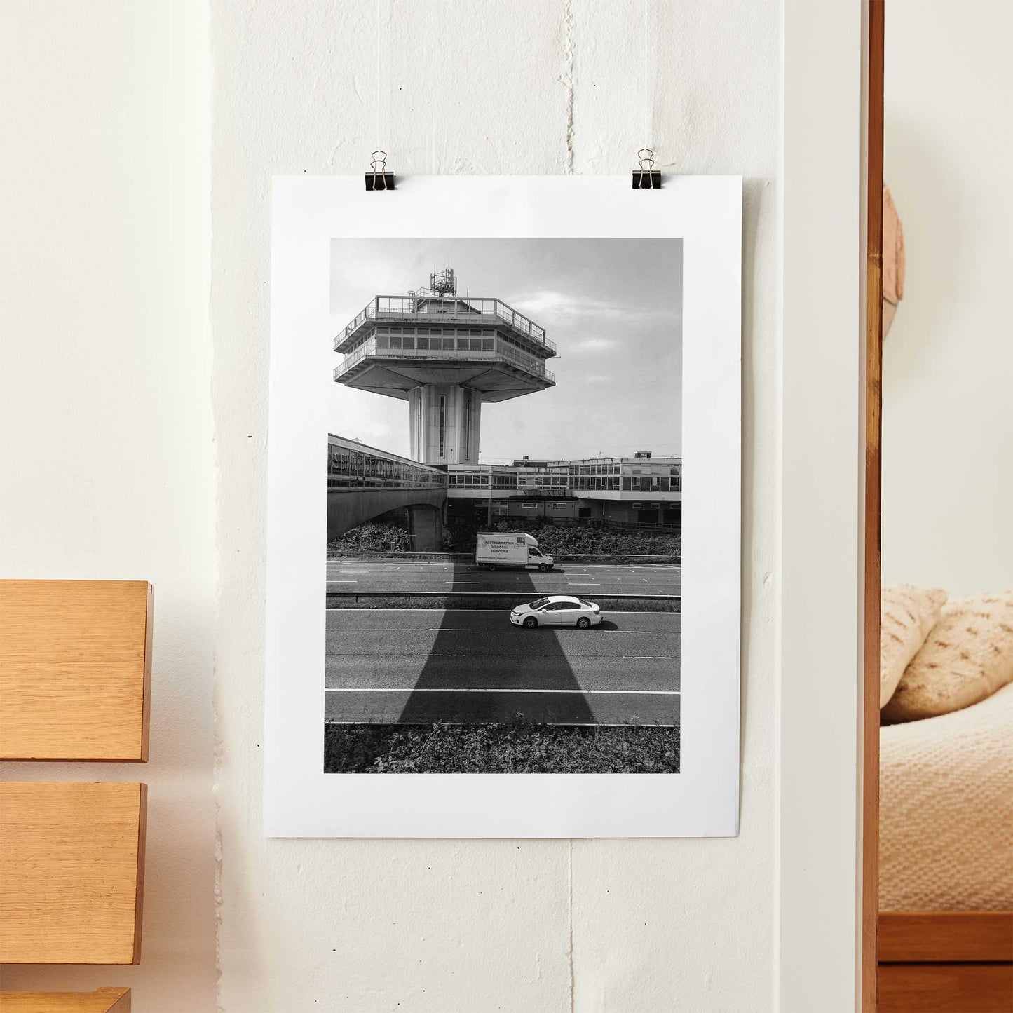 PRINT: Forton Services - M6 View