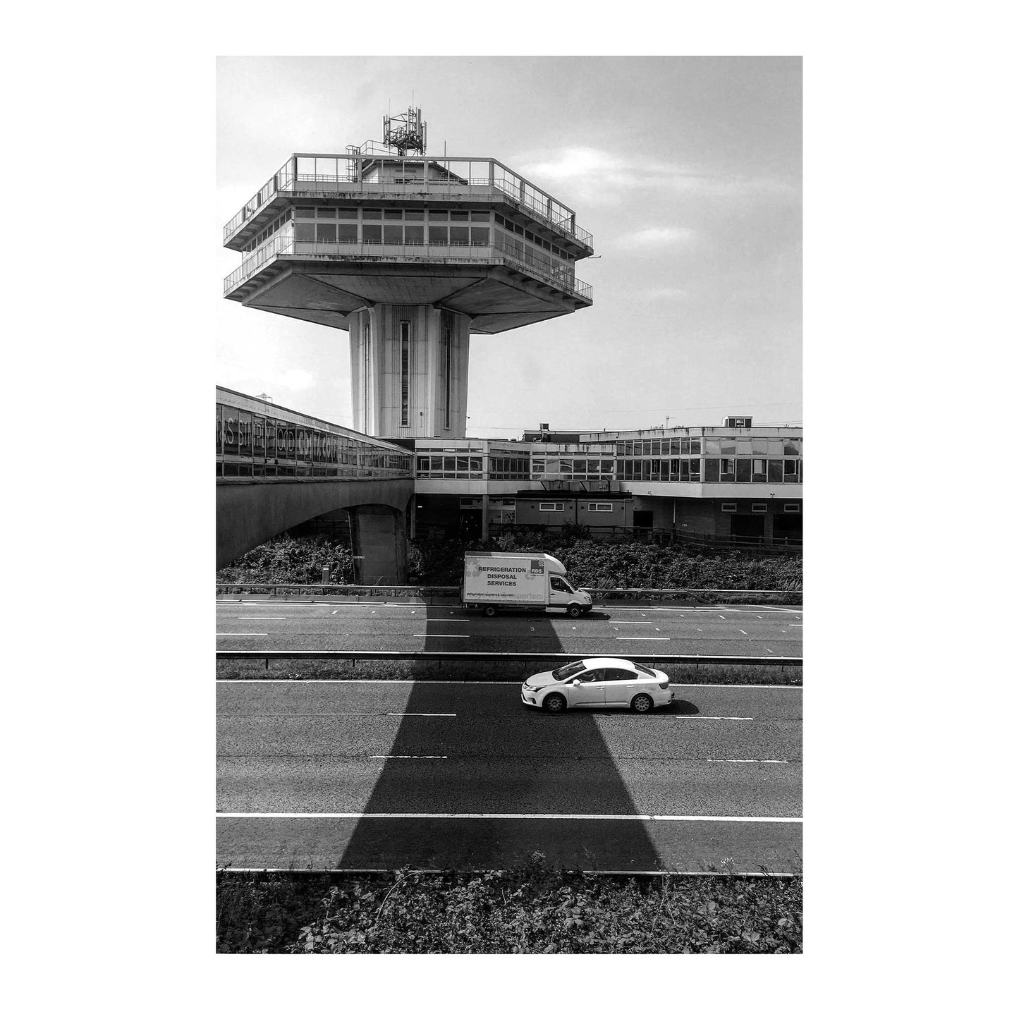 PRINT: Forton Services - M6 View