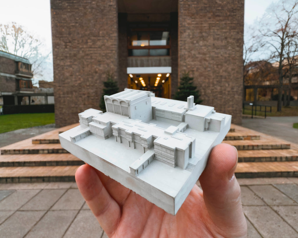 Churchill College, Cambridge – Miniature Concrete Model