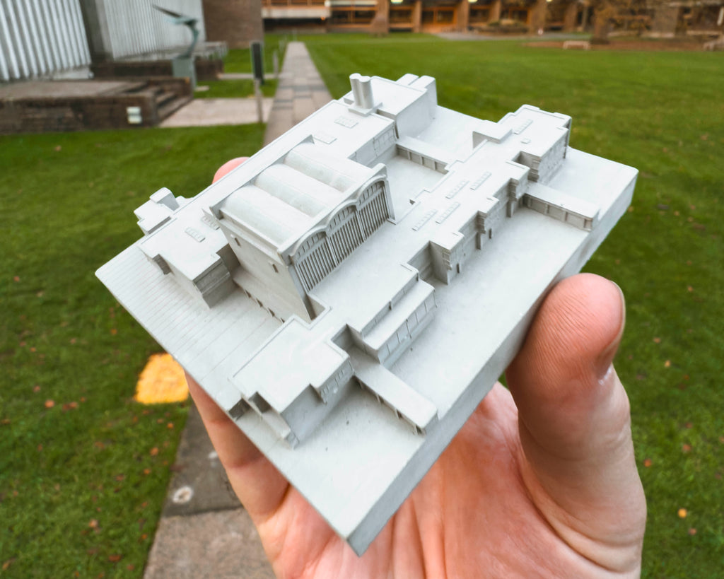 Churchill College, Cambridge – Miniature Concrete Model
