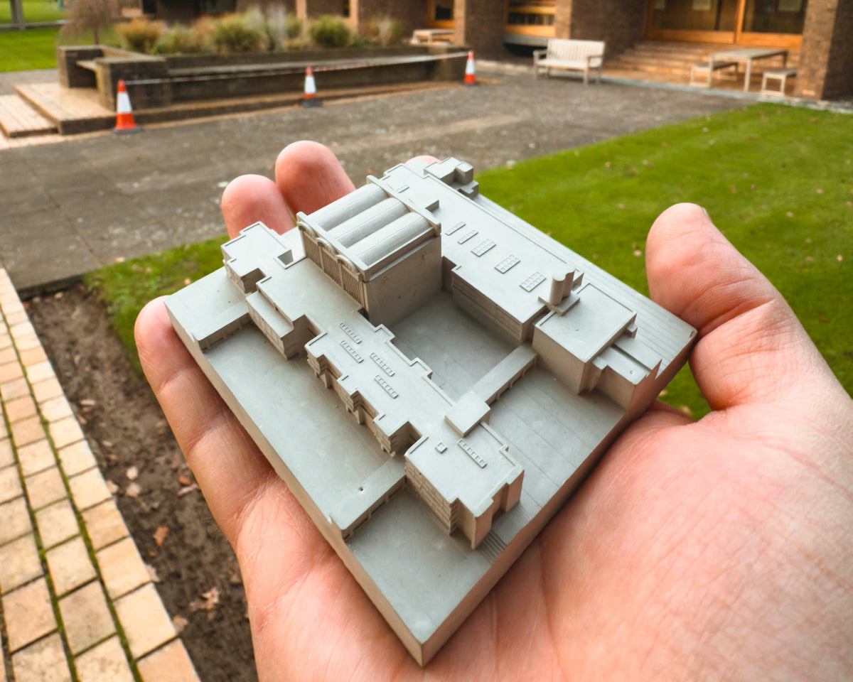 Churchill College, Cambridge – Miniature Concrete Model