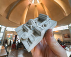 Murray Edwards College, Cambridge – Miniature Concrete Model