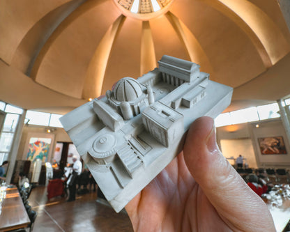 Murray Edwards College, Cambridge – Miniature Concrete Model