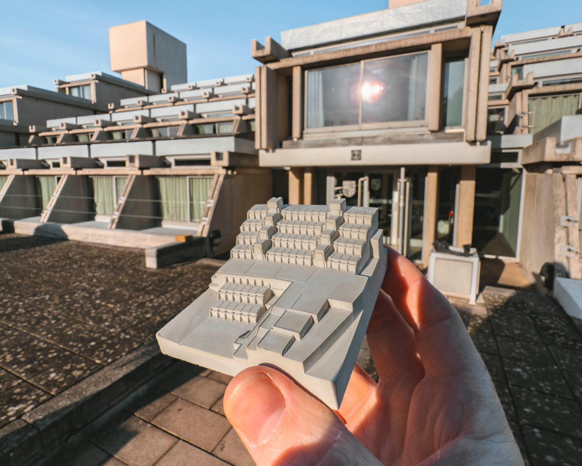 New Court “Typewriter”, Christ’s College Cambridge – Miniature Concrete Model