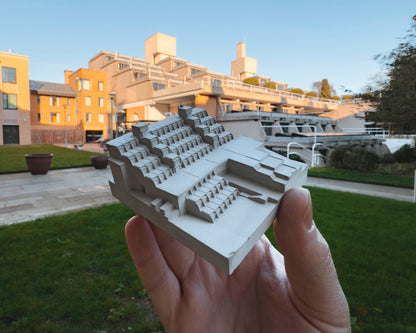 New Court “Typewriter”, Christ’s College Cambridge – Miniature Concrete Model