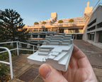 New Court “Typewriter”, Christ’s College Cambridge – Miniature Concrete Model