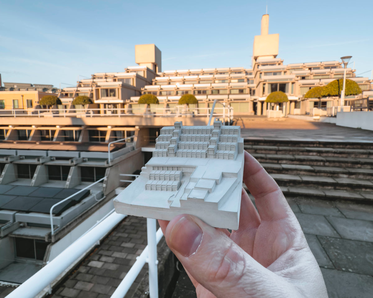 New Court “Typewriter”, Christ’s College Cambridge – Miniature Concrete Model