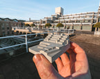 New Court “Typewriter”, Christ’s College Cambridge – Miniature Concrete Model