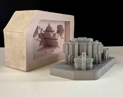 Robarts Library, University of Toronto – Miniature Concrete Model