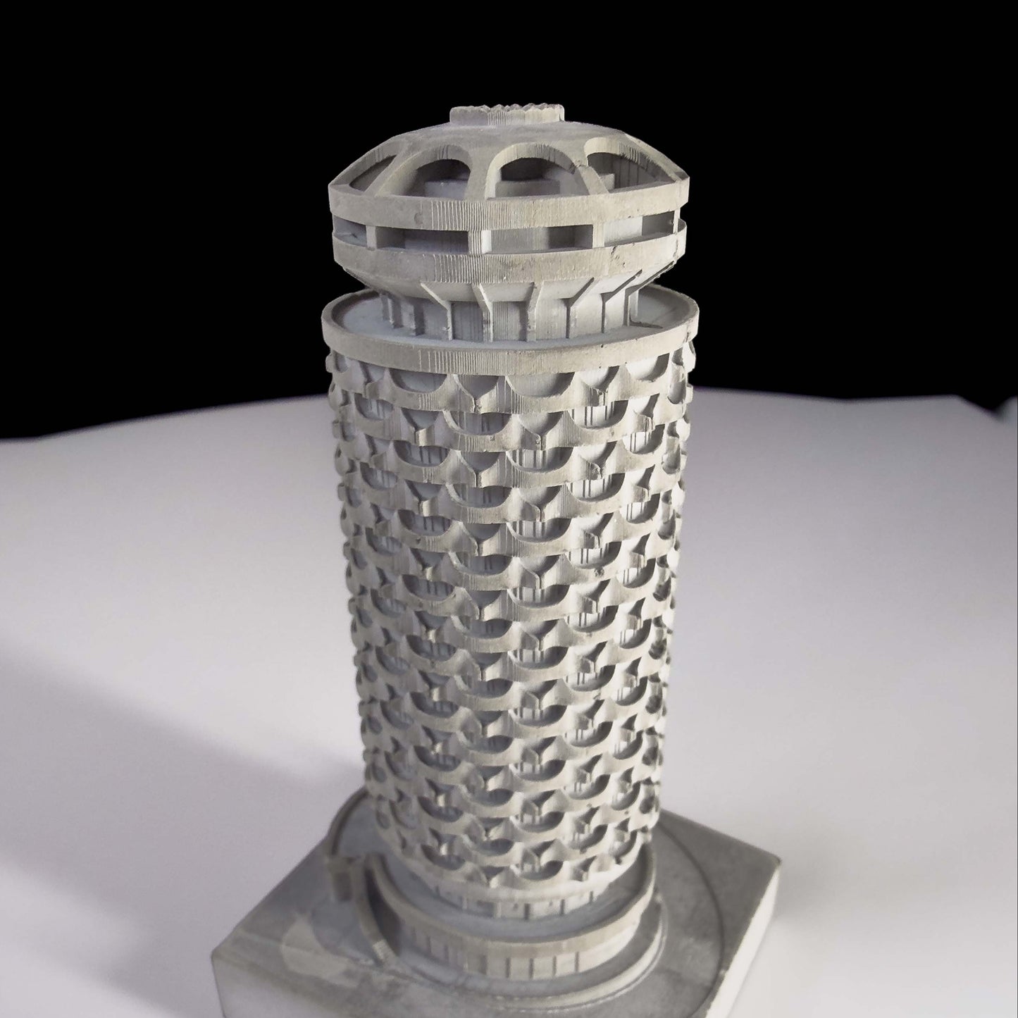 Romanita Collective Housing Tower, Chișinău – Miniature Concrete Model
