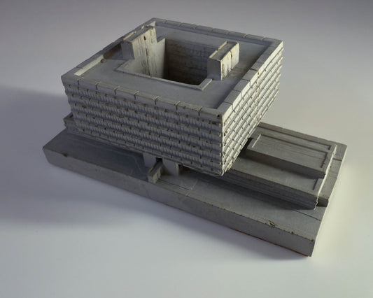 Koospol Building, Prague – Miniature Concrete Model