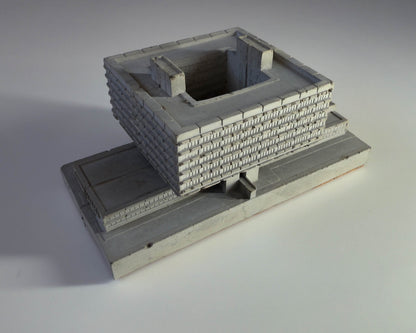 Koospol Building, Prague – Miniature Concrete Model