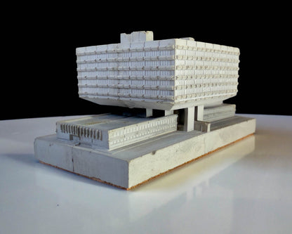 Koospol Building, Prague – Miniature Concrete Model