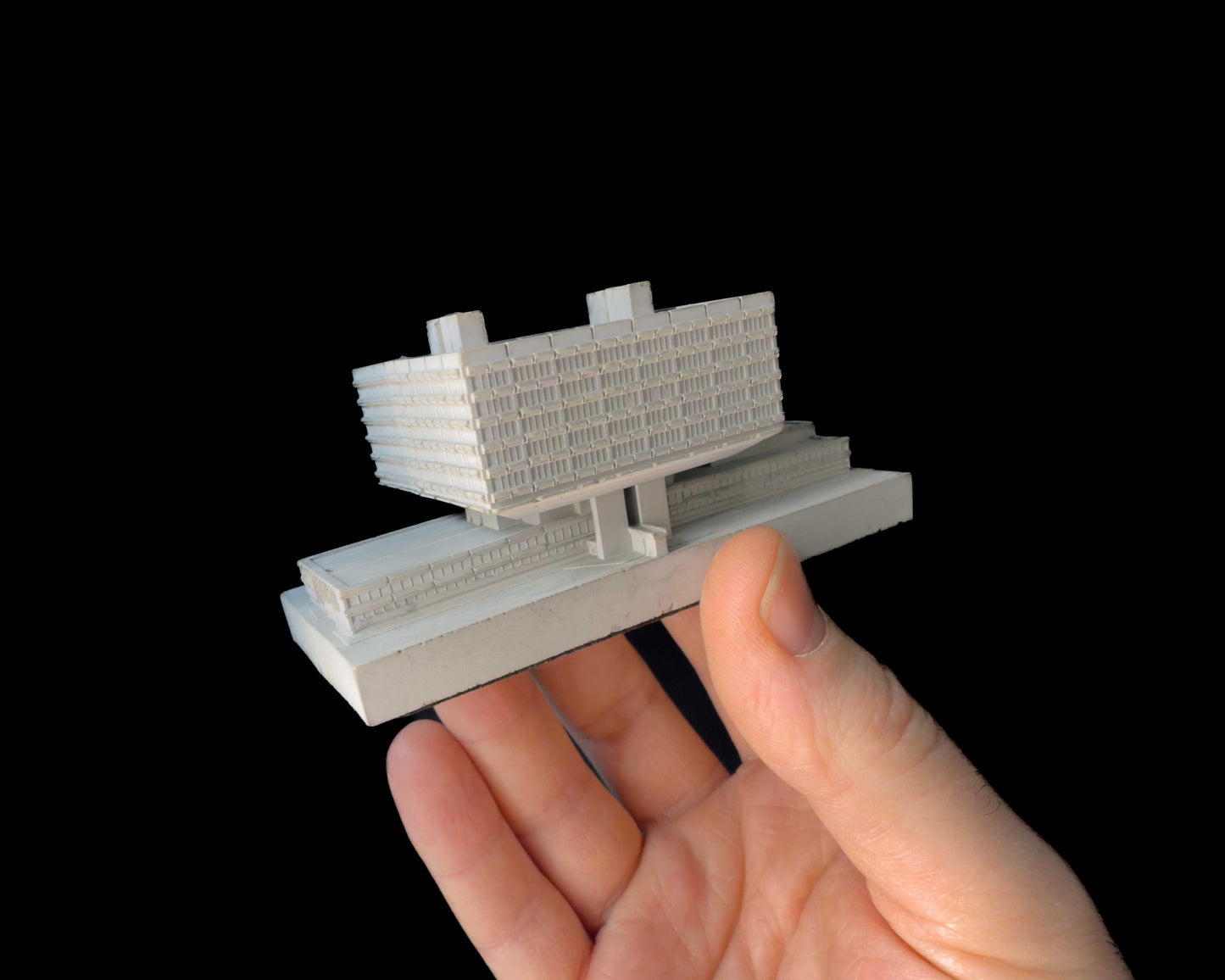 Koospol Building, Prague – Miniature Concrete Model