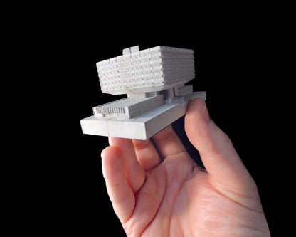 Koospol Building, Prague – Miniature Concrete Model