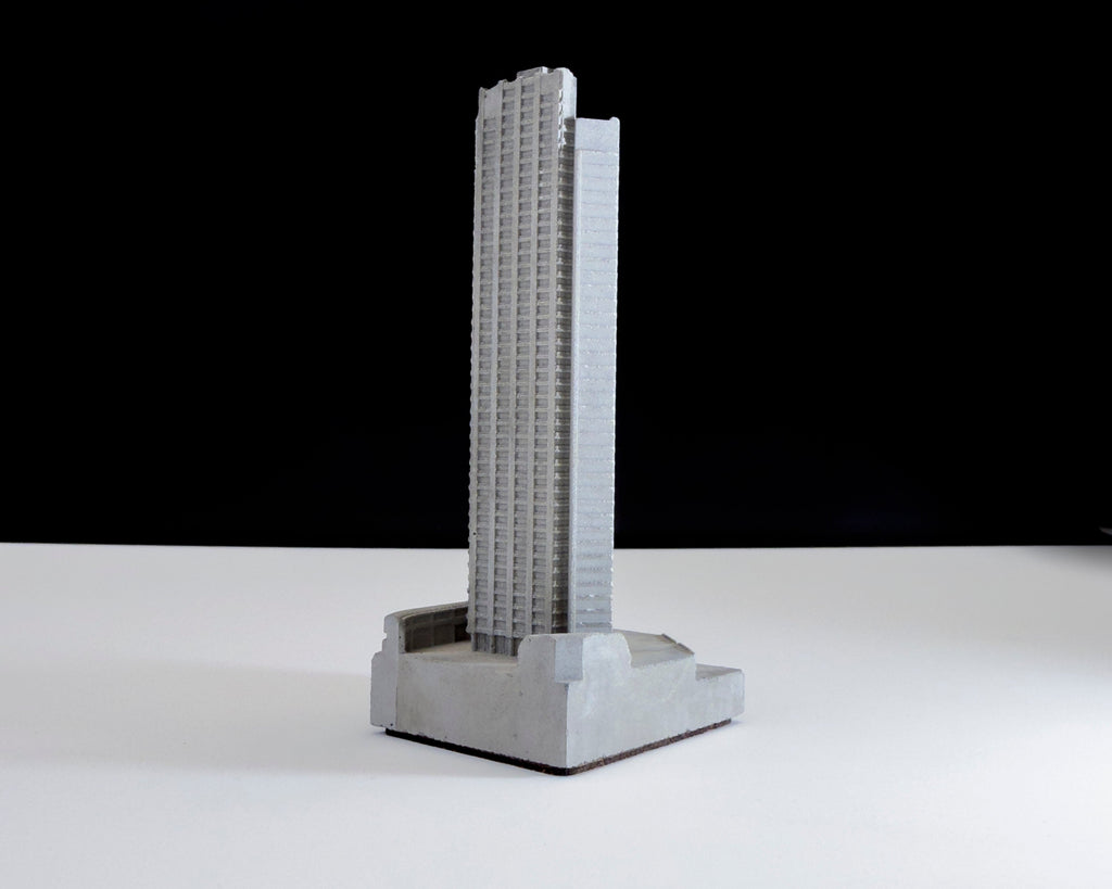 Lauderdale Tower, Barbican Estate - Miniature Concrete Model