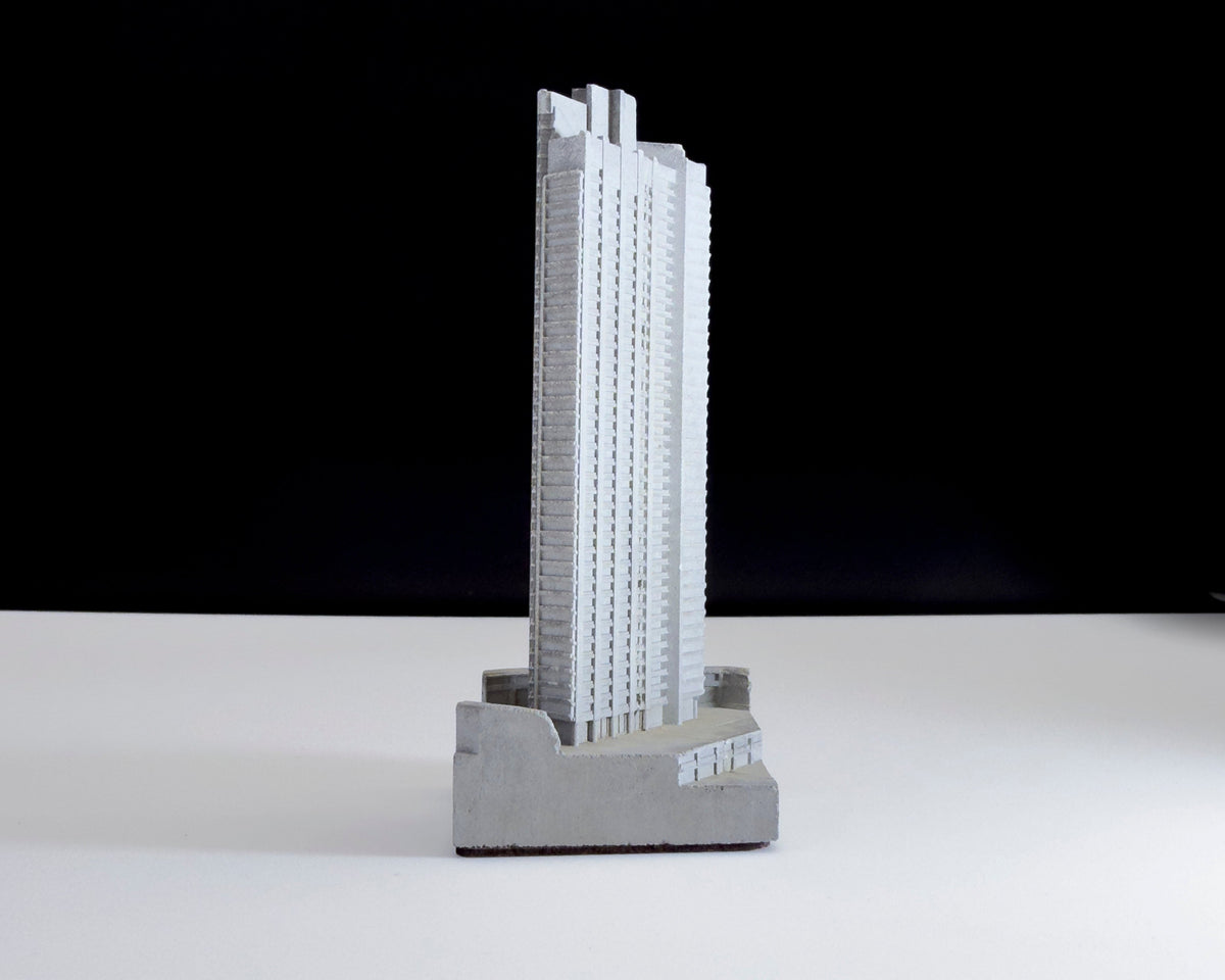 Lauderdale Tower, Barbican Estate - Miniature Concrete Model