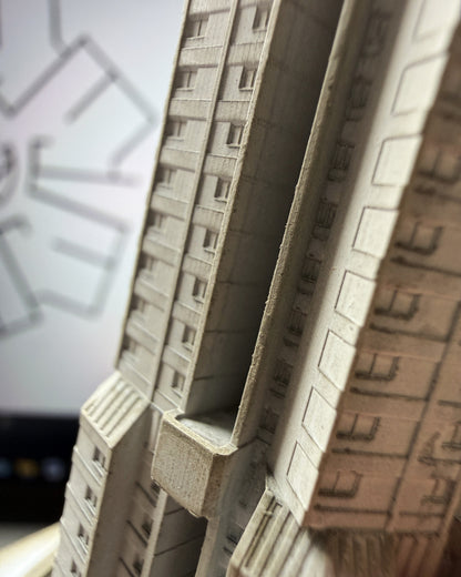 Derwent Tower, Dunston – Miniature Concrete Model