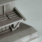 Netherdale Main Stand, Galashiels – Miniature Concrete Model