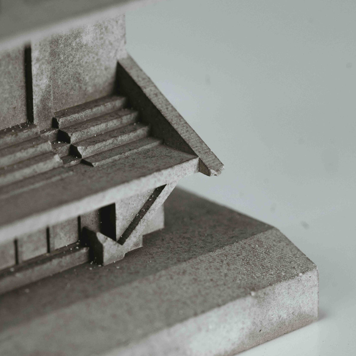Netherdale Main Stand, Galashiels – Miniature Concrete Model
