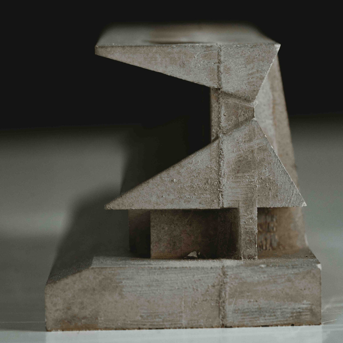 Netherdale Main Stand, Galashiels – Miniature Concrete Model