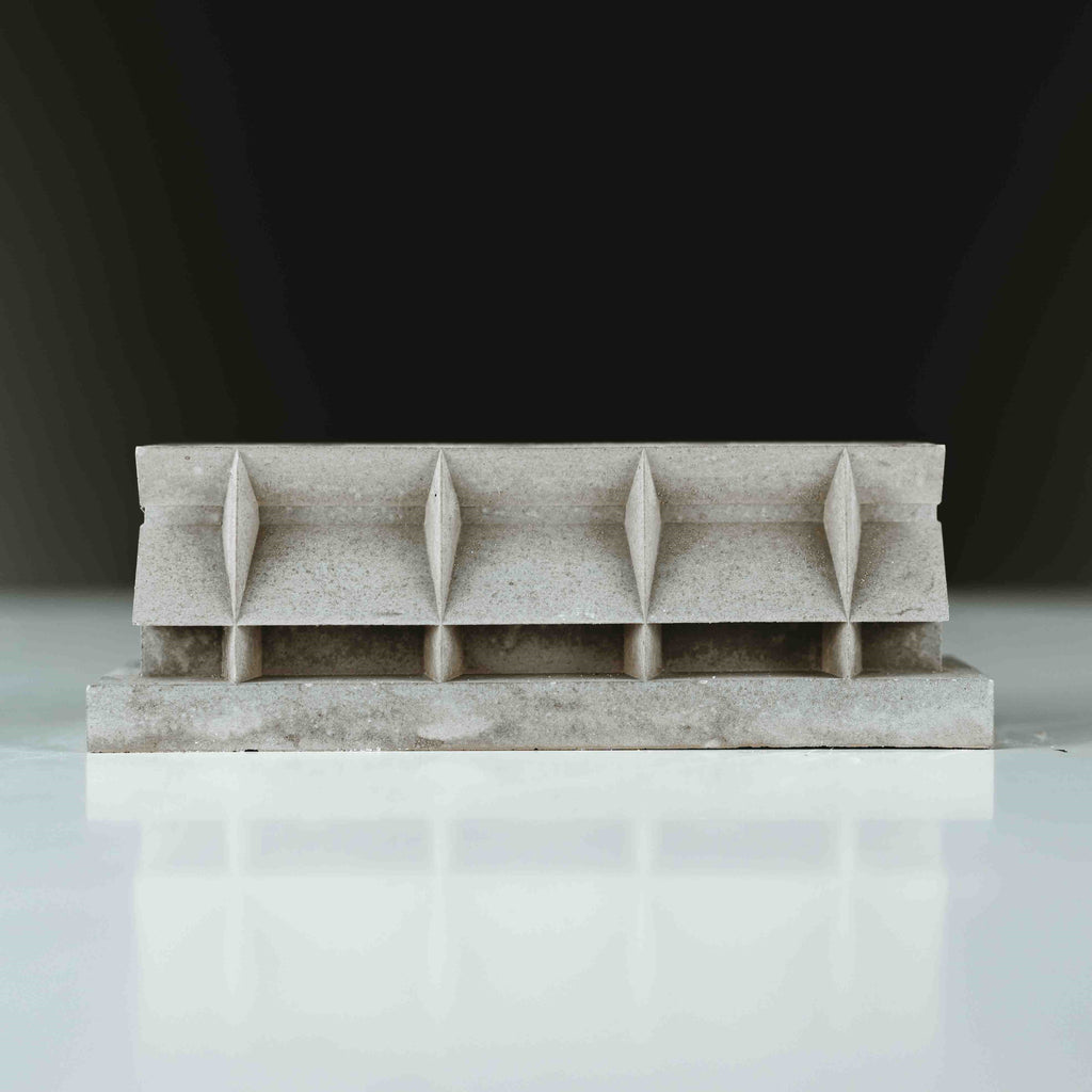 Netherdale Main Stand, Galashiels – Miniature Concrete Model