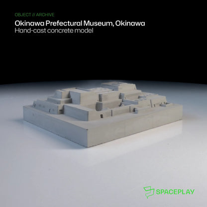 Okinawa Prefectural Museum – Miniature Concrete Model