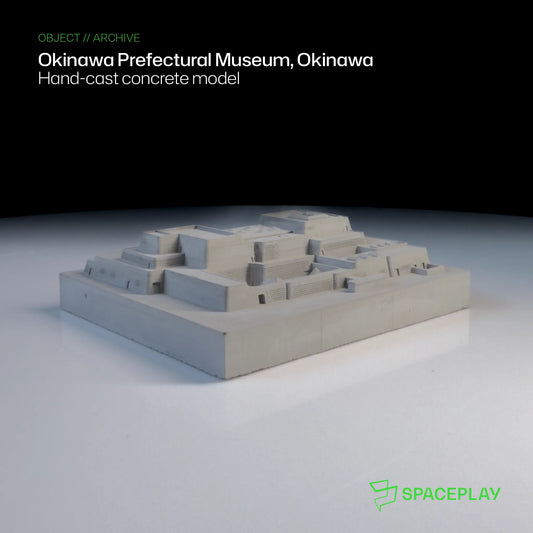 Okinawa Prefectural Museum – Miniature Concrete Model