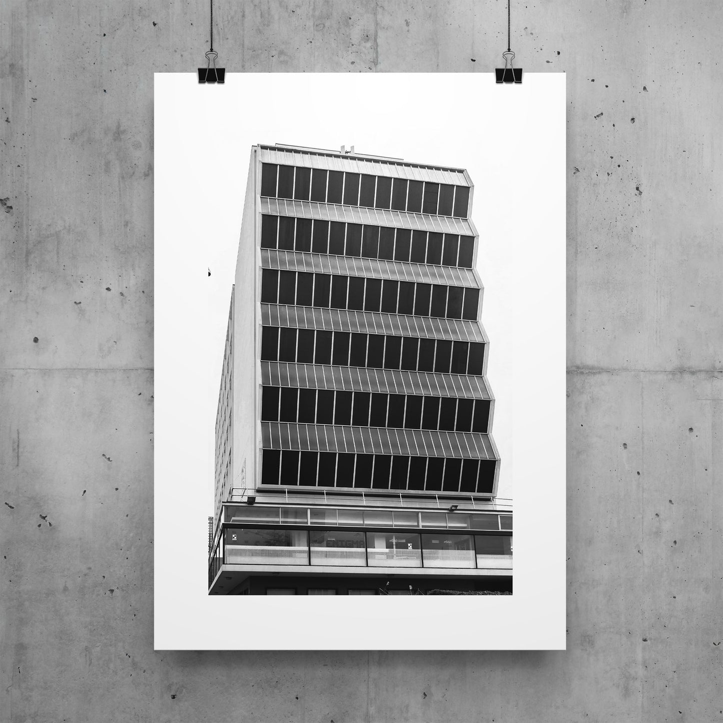 Renold Building - Facade Close up  (Digital Print)