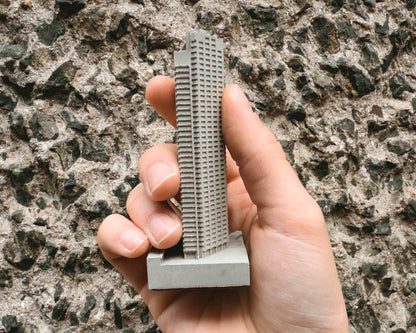 Shakespeare Tower, Barbican Estate - Miniature Concrete Model