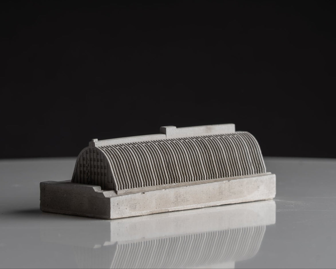 Tate and Lyle Sugar Silo - Miniature Concrete Model