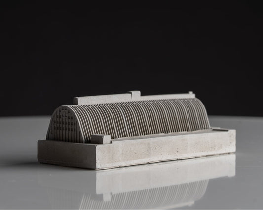 Tate and Lyle Sugar Silo - Miniature Concrete Model