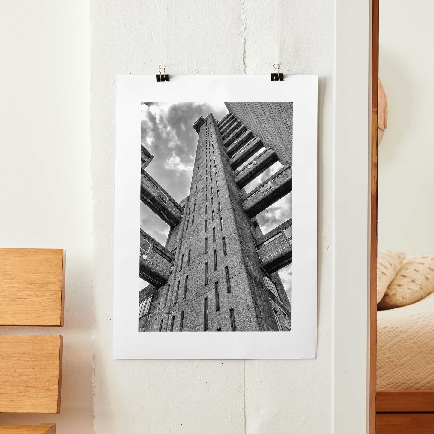 PRINT: Trellick Tower- Staircore Look Up