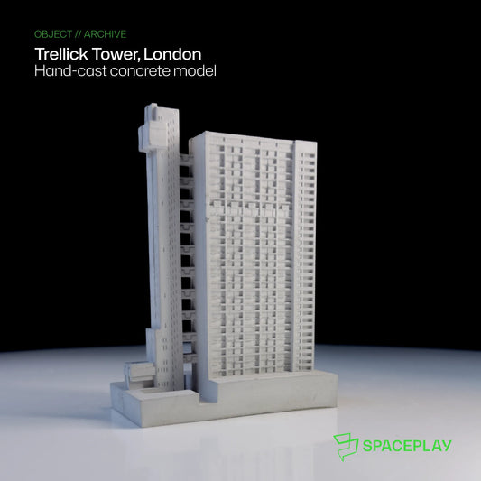 Trellick Tower – Miniature Concrete Model