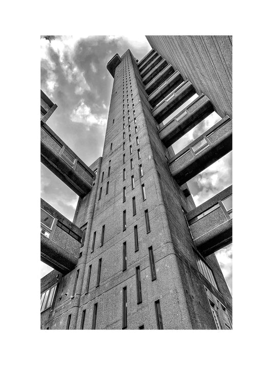 Trellick Tower - Staircore Look Up (Digital Print)