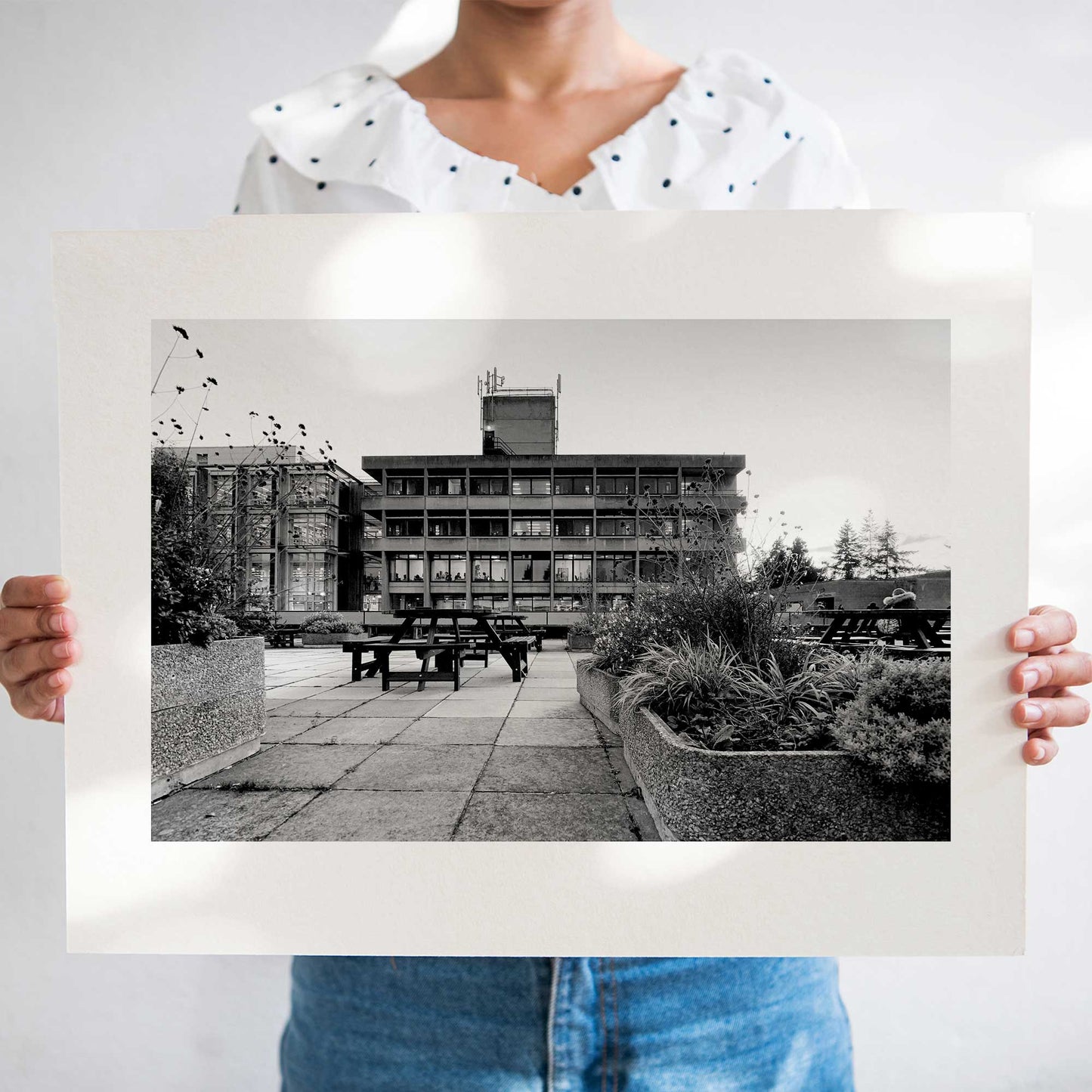 PRINT: UEA Library- Facade