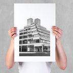 PRINT: UEA Student halls Ziggurat