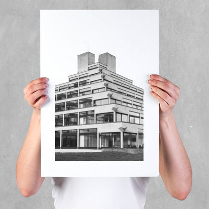 PRINT: UEA Student halls Ziggurat