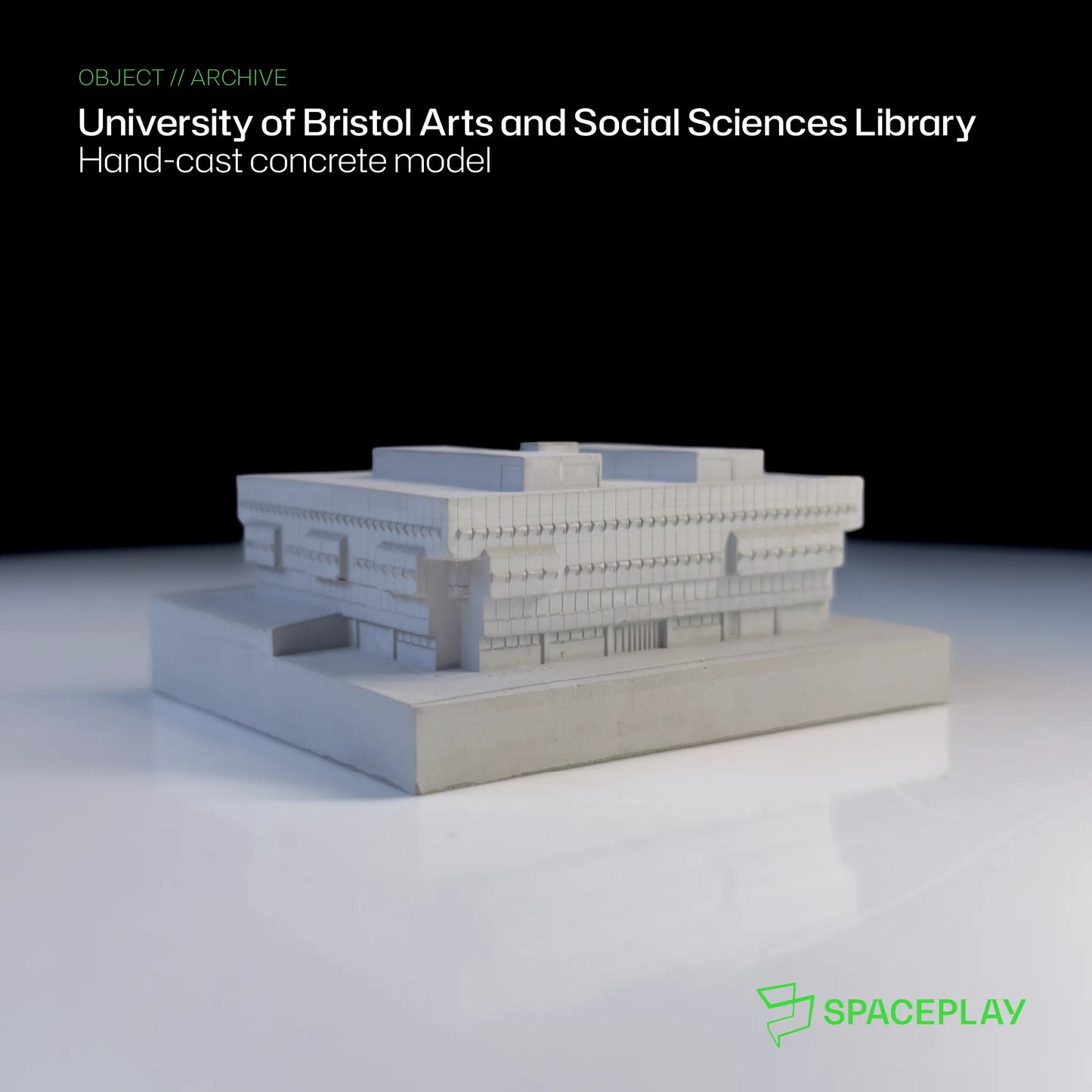 University of Bristol Arts and Social Sciences Library – Miniature Concrete Model