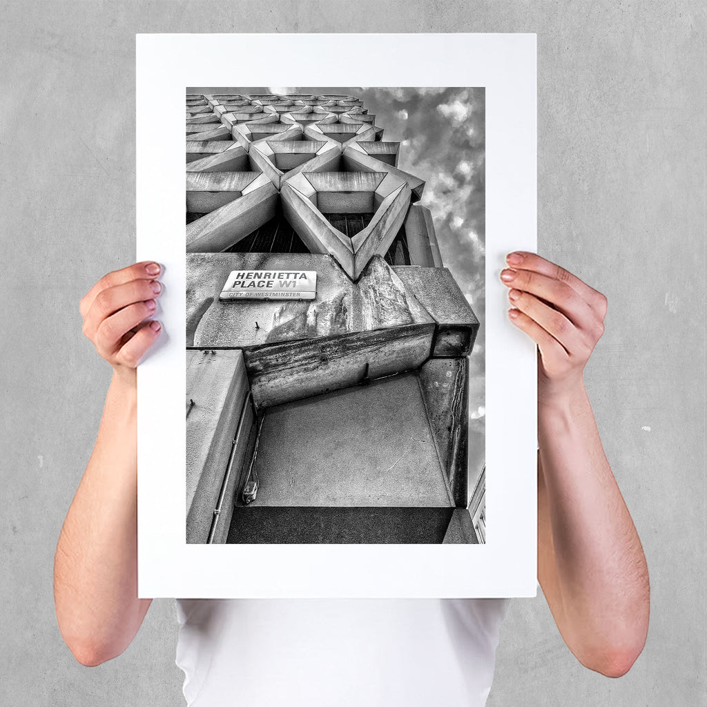 PRINT: Welbeck Street Car Park - Close Up