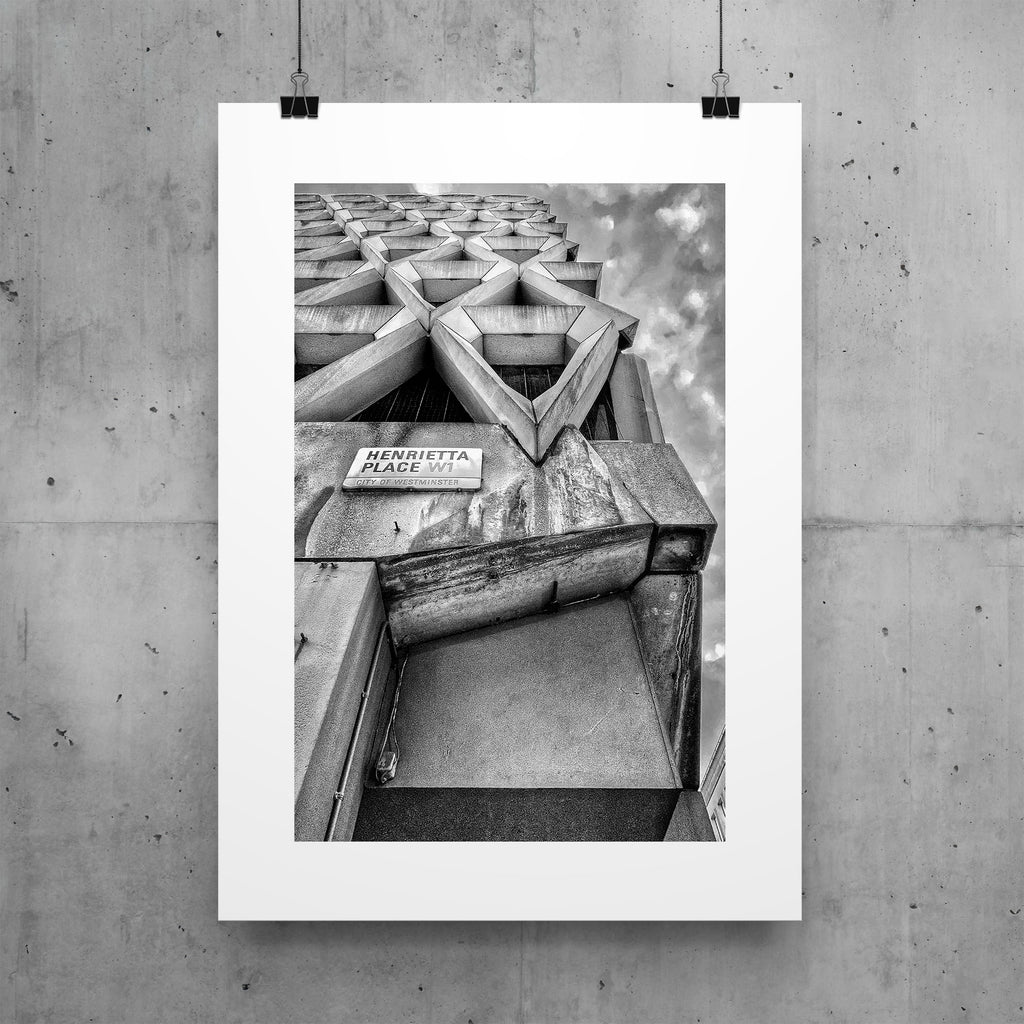 PRINT: Welbeck Street Car Park - Close Up