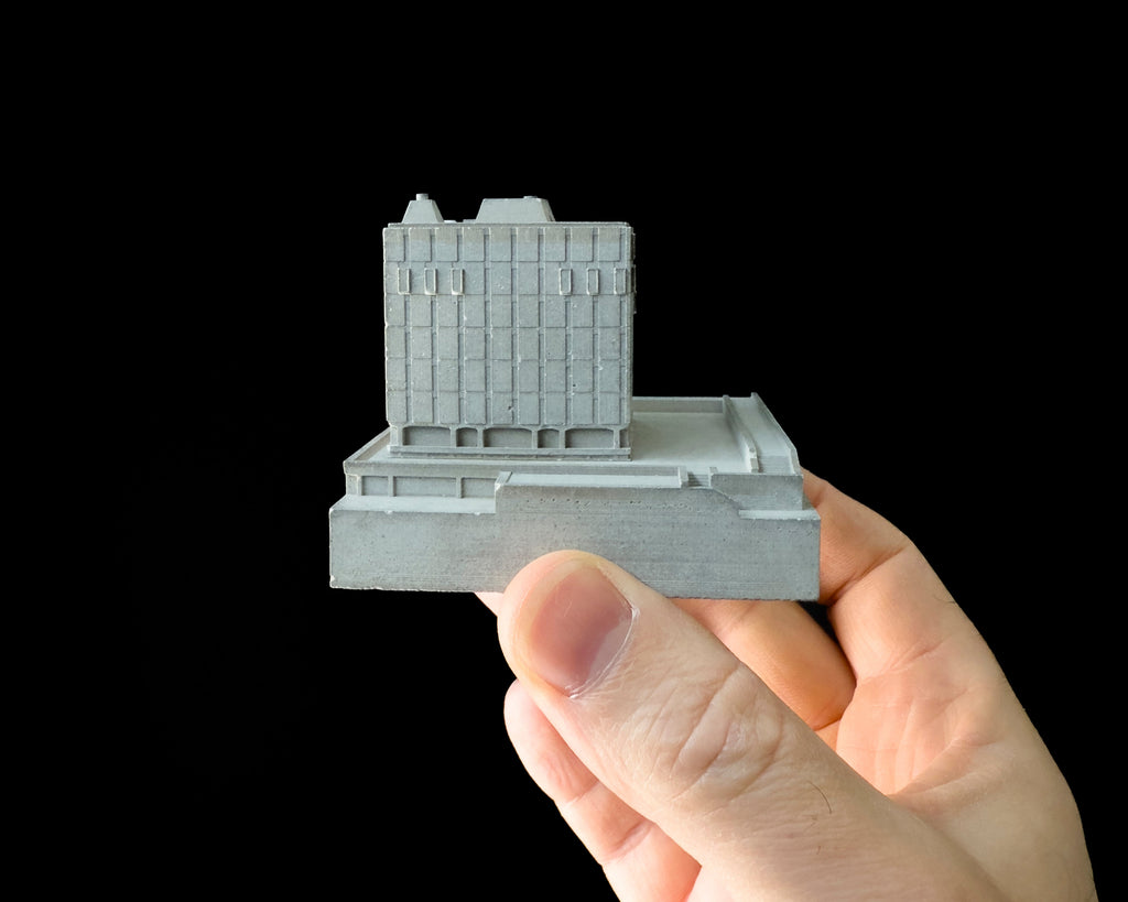 Bonny Street Police HQ – Miniature Concrete Model