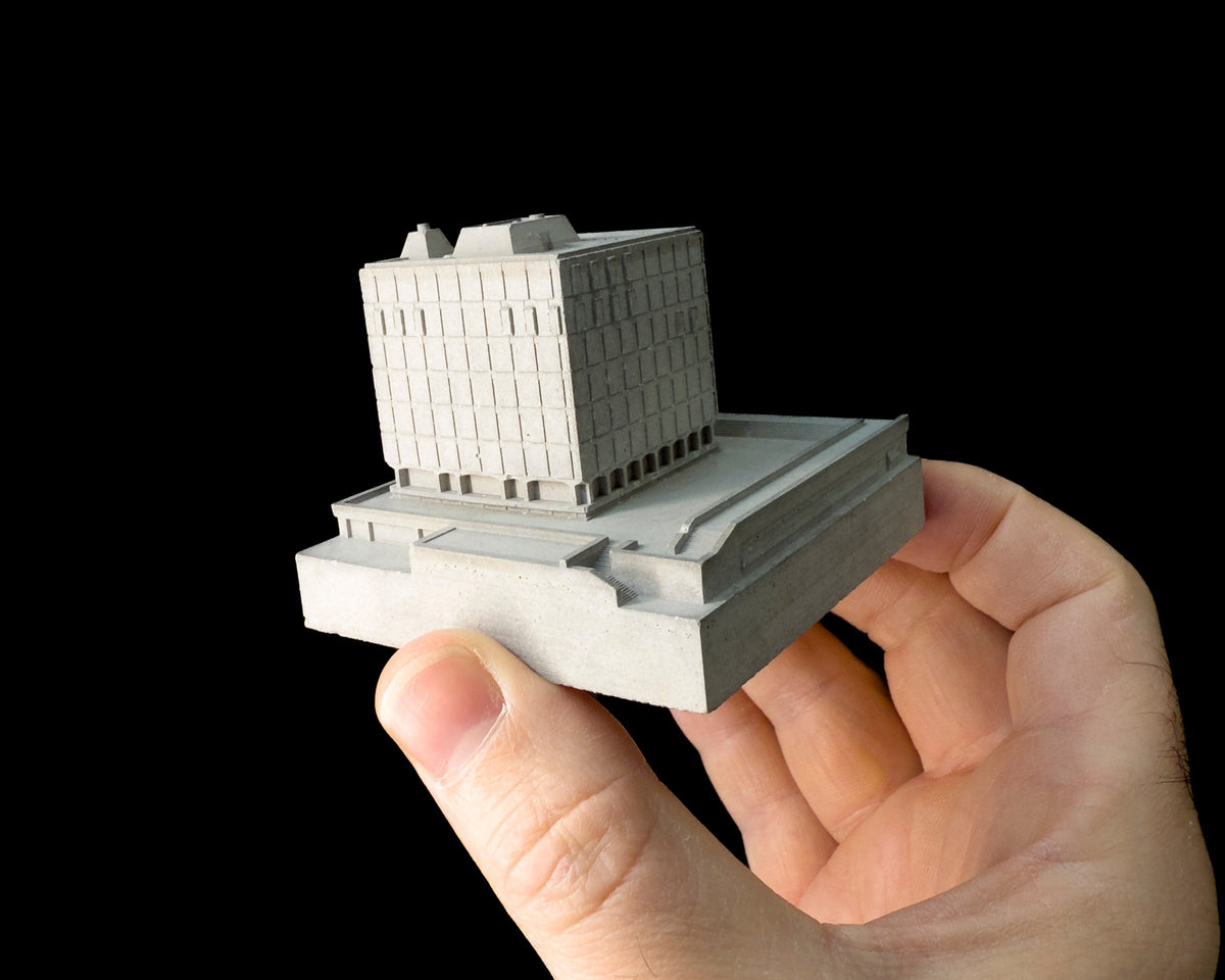 Bonny Street Police HQ – Miniature Concrete Model