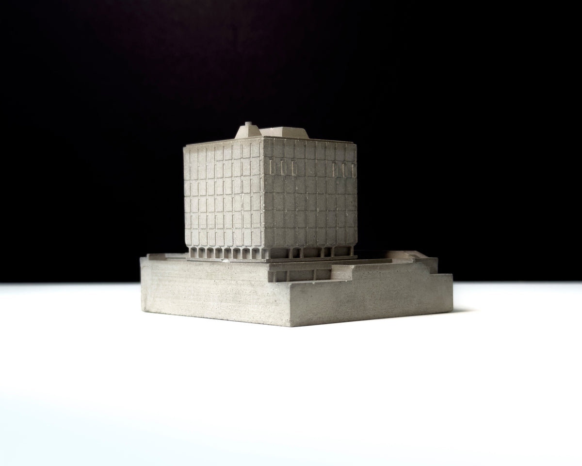 Bonny Street Police HQ – Miniature Concrete Model