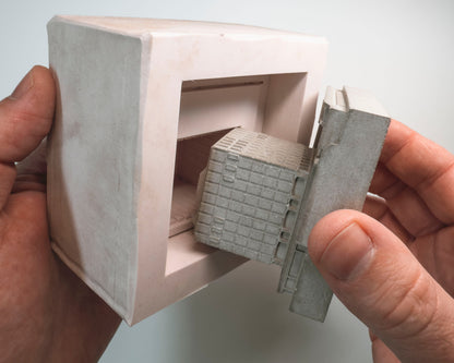 Bonny Street Police HQ – Miniature Concrete Model